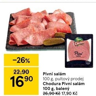 Salám pivní Beskydské uzeniny Chodura
