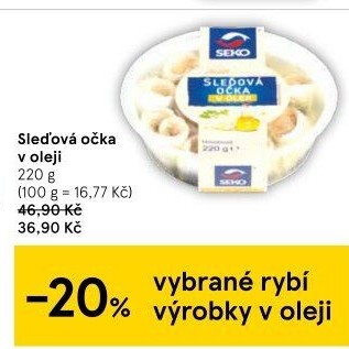 Sleďová očka Seko