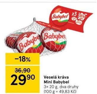 Sýr Mini Babybel Veselá kráva