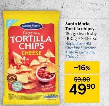 Tortilla chips Santa Maria