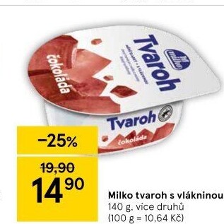 Tvaroh ochucený Milko
