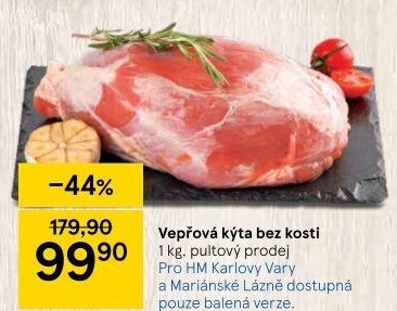 Vepřová kýta bez kosti