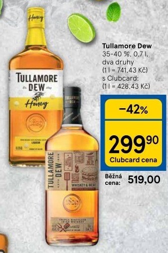 Whisky irská Tullamore Dew