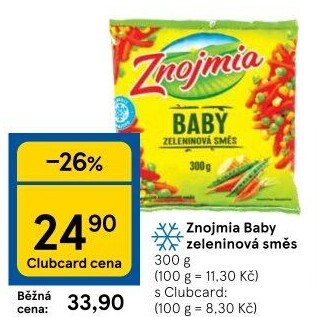 Zeleninová směs Baby mražená Znojmia