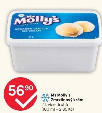 Zmrzlina ve vaničce Ms Molly'