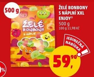 Bonbony želé s náplní Enjoy