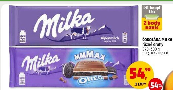 Čokoláda Milka