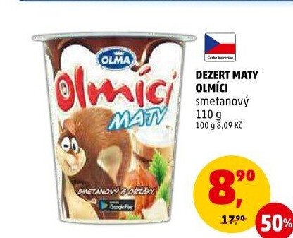 Dezert Olmíci Maty Olma