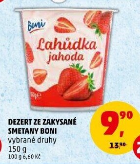 Dezert zakysaný Boni