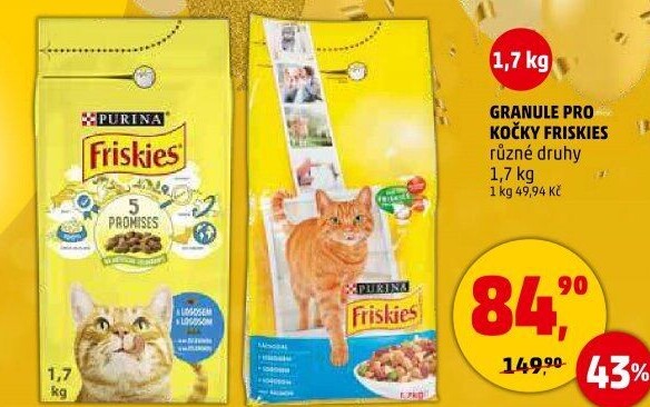 Granule pro kočky Friskies