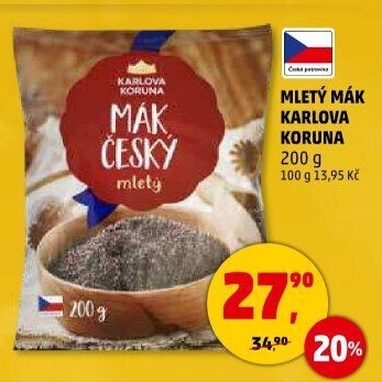 Mák mletý Karlova Koruna