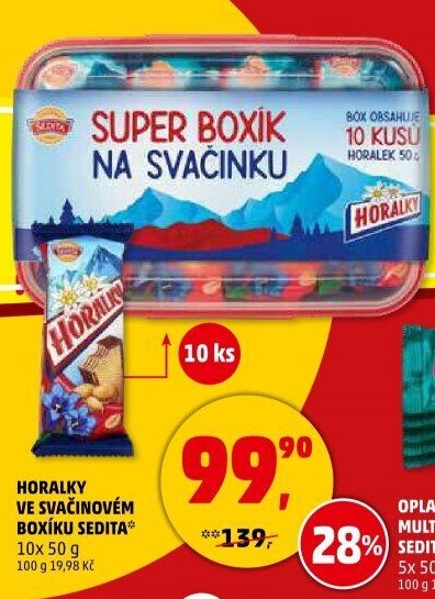Oplatky Horalky Sedita
