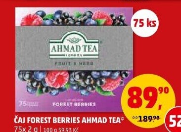 Ovocný čaj Ahmad Tea
