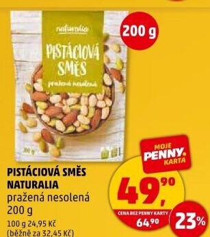 Pistáciová směs pražená Naturalia