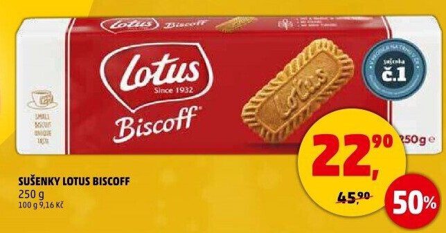 Sušenky Biscoff Lotus