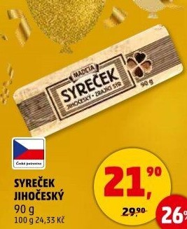Sýr Syreček Jihočeský Madeta
