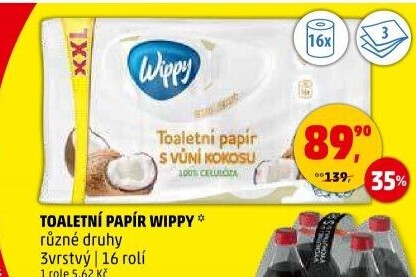 Toaletní papír 3vrstvý Wippy