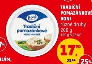 Tradiční pomazánkové Boni - Penny Market akcniletaky.com