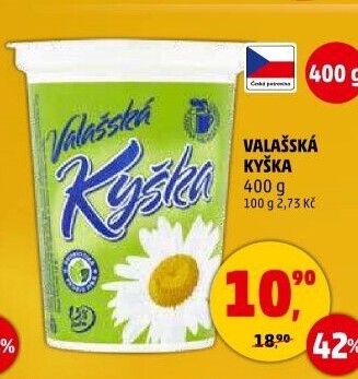Valašská kyška Mlékárna Valašské Meziříčí