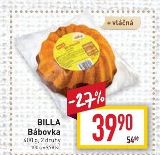 Bábovka Billa