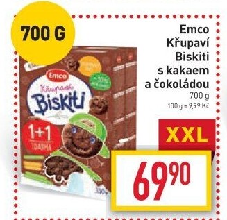 Cereálie Biskiti Emco