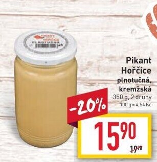 Hořčice plnotučná Pikant