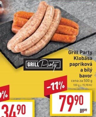 Klobása gril mix Grill Party