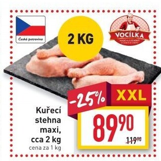 Kuřecí stehna Vocílka