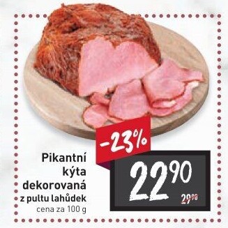 Kýta dekorovaná pikantní