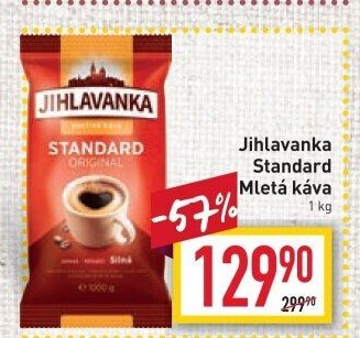 Mletá káva Standard Jihlavanka