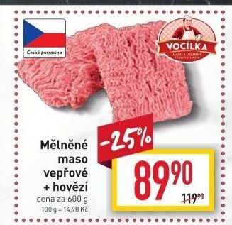 Mleté maso mix Vocílka