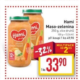 Příkrm masozeleninový Hami