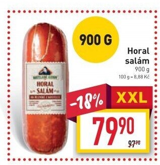 Salám Horal Kostelecké uzeniny