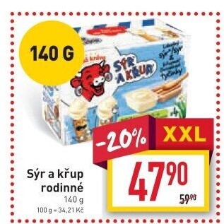 Sýr a křup Veselá kráva