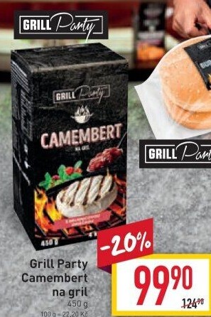 Sýr Camembert na gril Grill Party