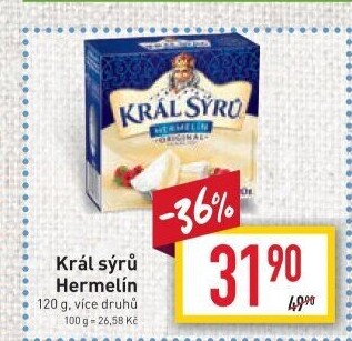 Sýr Hermelín Král sýrů
