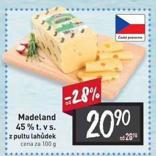 Sýr Madeland 45% Madeta