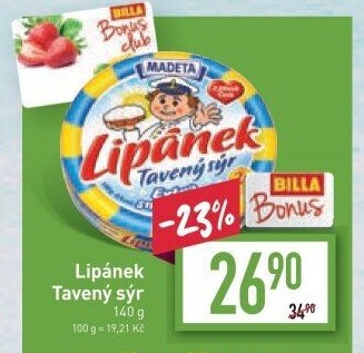 Sýr tavený Lipánek Madeta