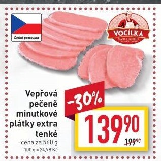 Vepřová pečeně bez kosti Vocílka