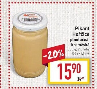 Hořčice plnotučná Pikant