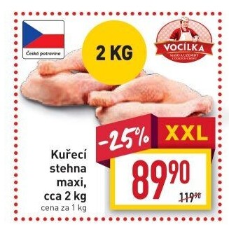 Kuřecí stehna Vocílka