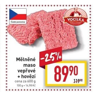 Mleté maso mix Vocílka