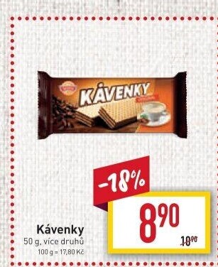 Oplatky Kávenky Sedita