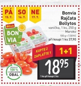 Rajčata cherry Billa Bonvia