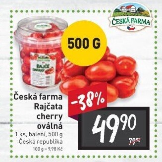 Rajčata cherry Česká farma