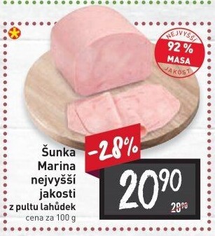 Vepřová šunka Marina nejvyšší jakosti
