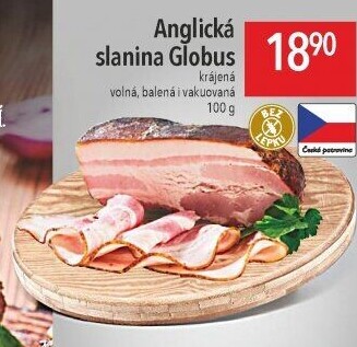 Anglická slanina Globus