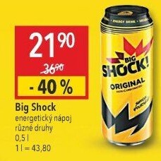 Energetický nápoj Big Shock
