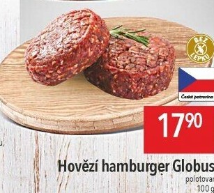 Hovězí hamburger Globus