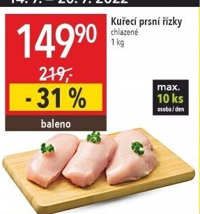 Kuřecí prsní řízky